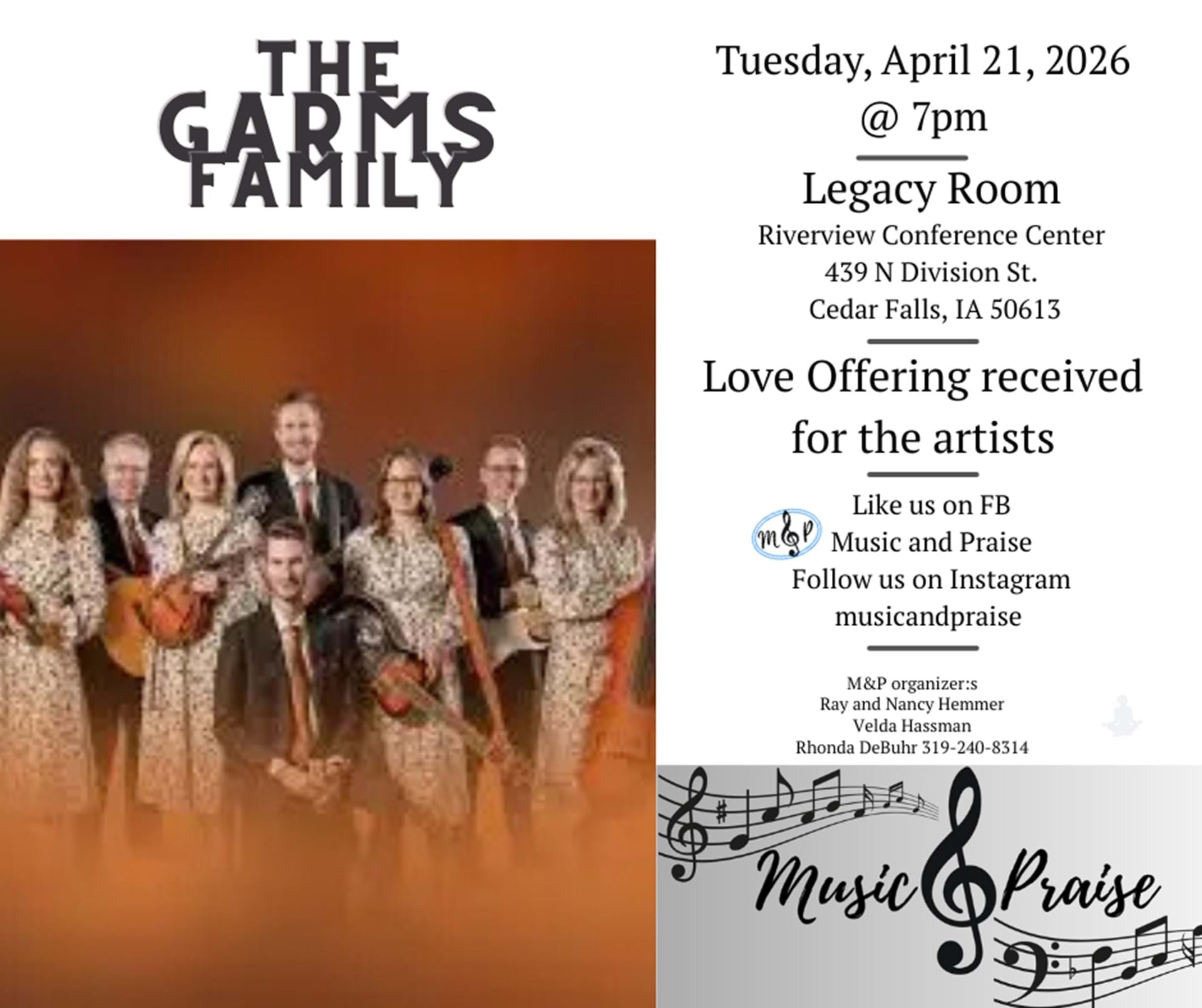 The Garms Family Concert