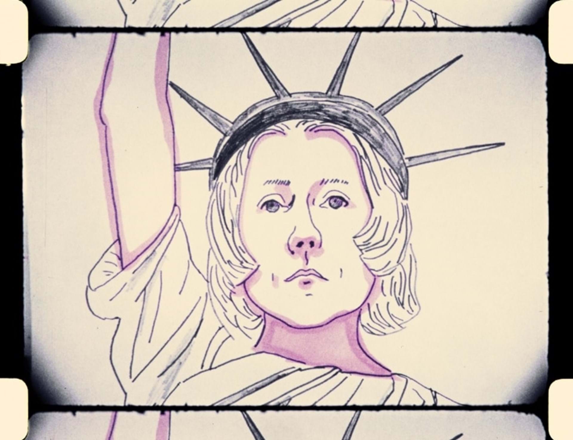 Maria Lassnig (Austrian, 1919-2014) “Selfportrait,” 1971 © Maria Lassnig Foundation/Courtesy sixpackfilm