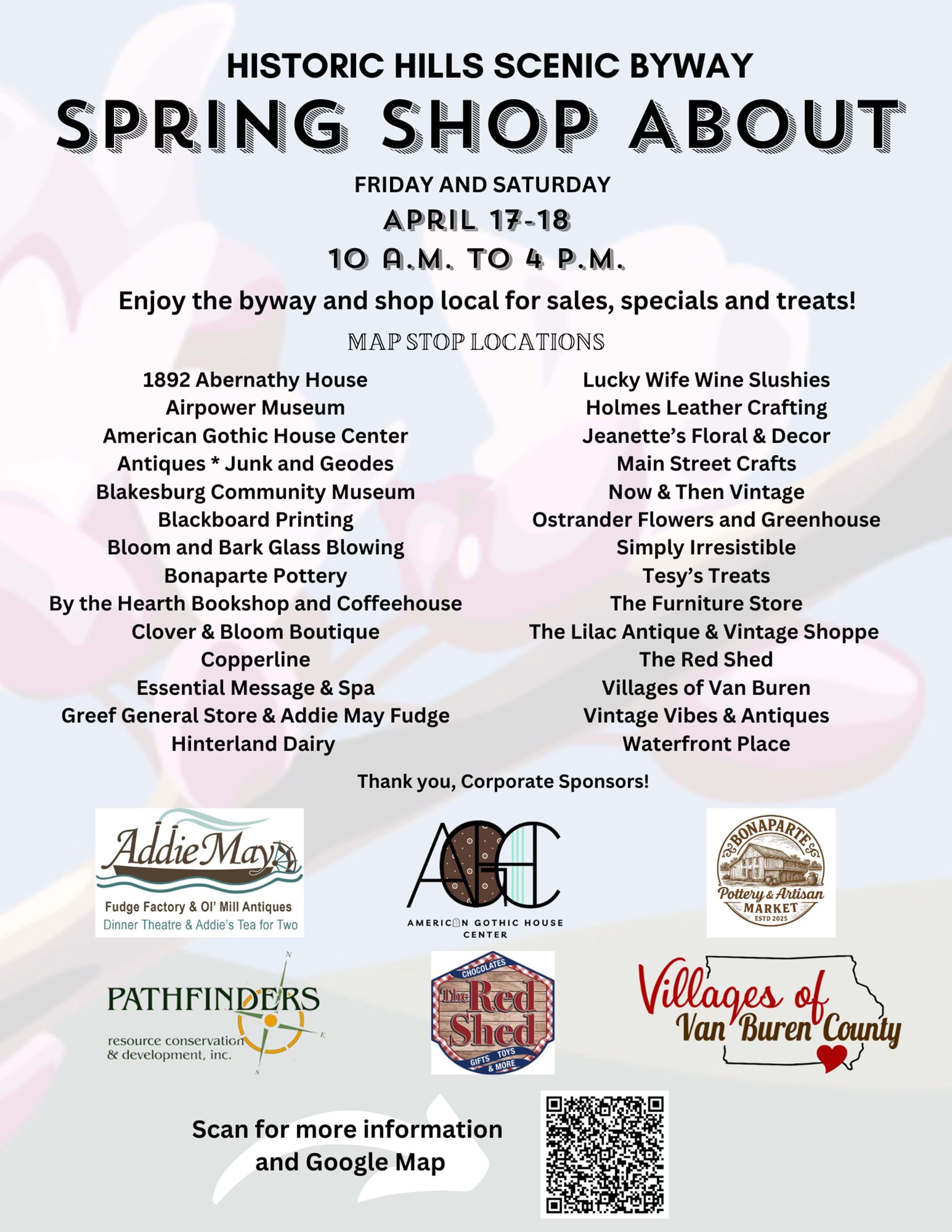 Spring Shop About Poster