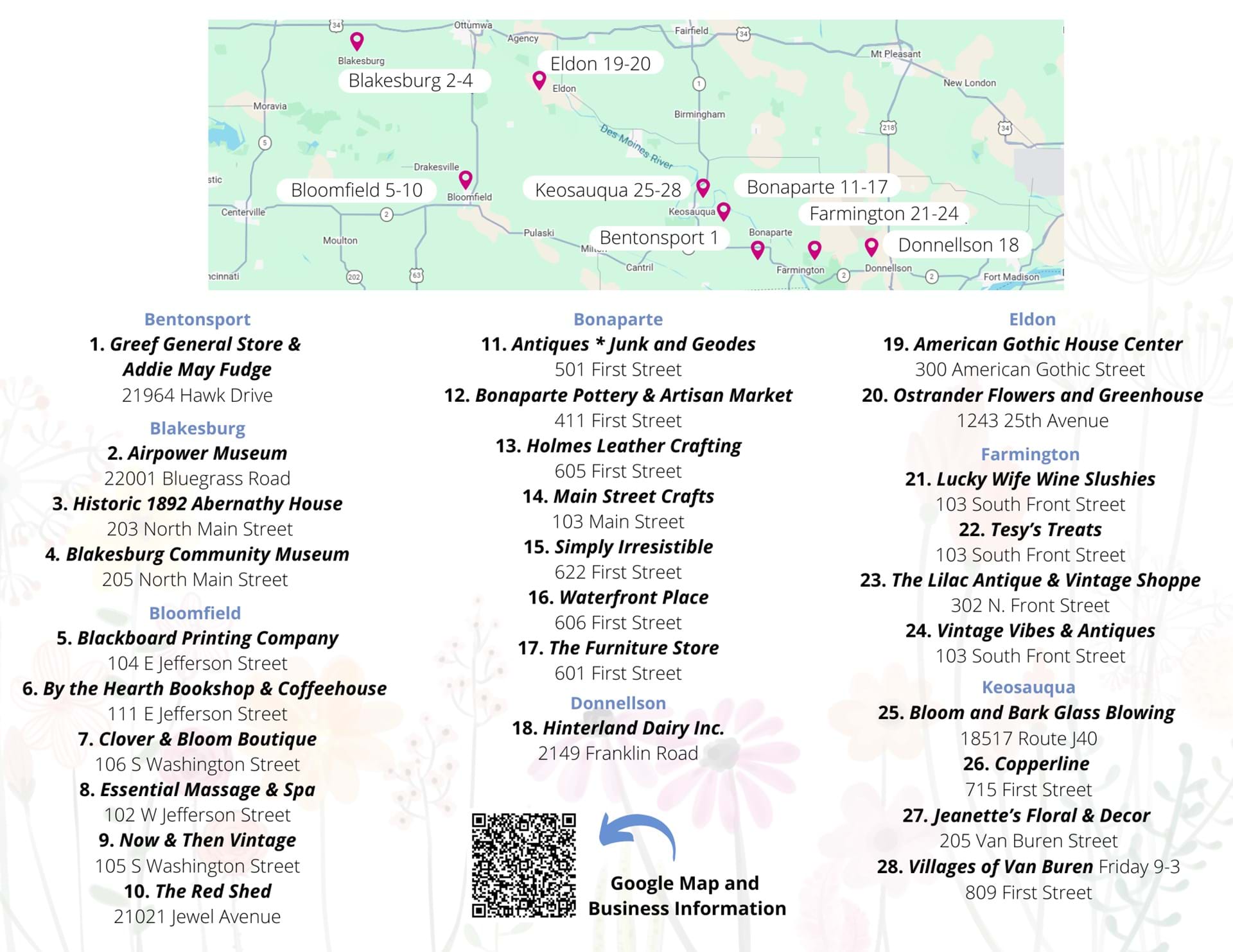 Spring Shop About Brochure Inside