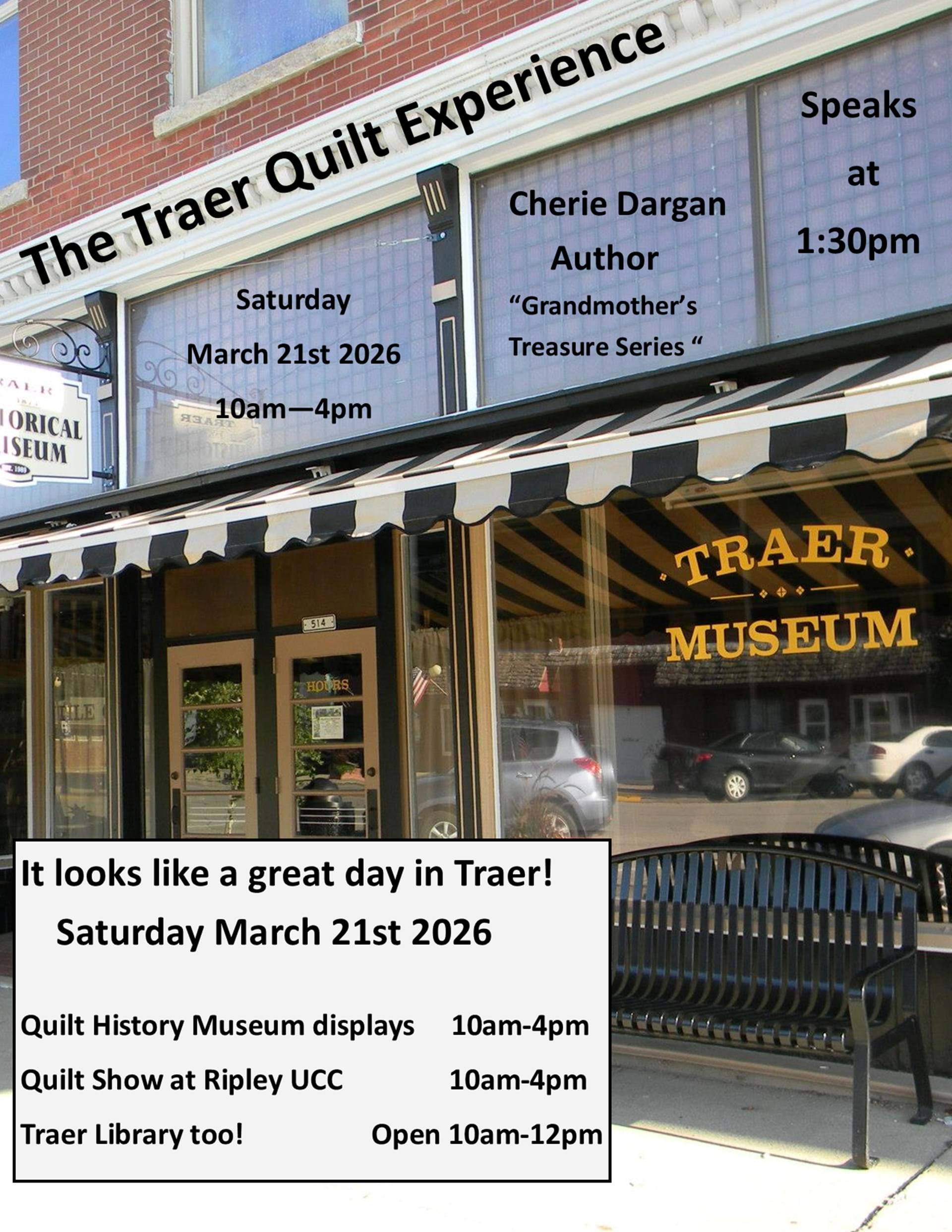 The Traer Quilt Experience Traer Historical Museum