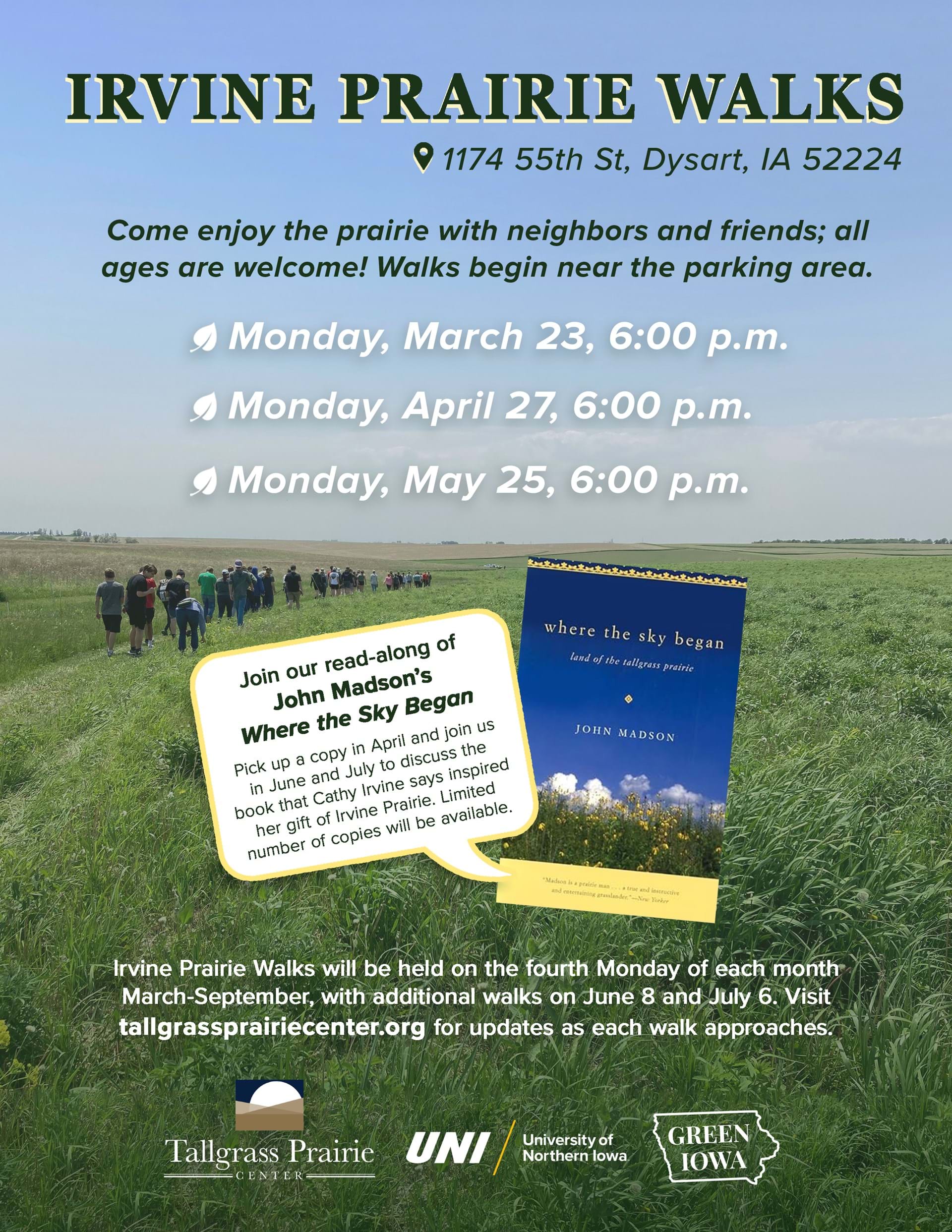 Irvine Prairie Walks Poster