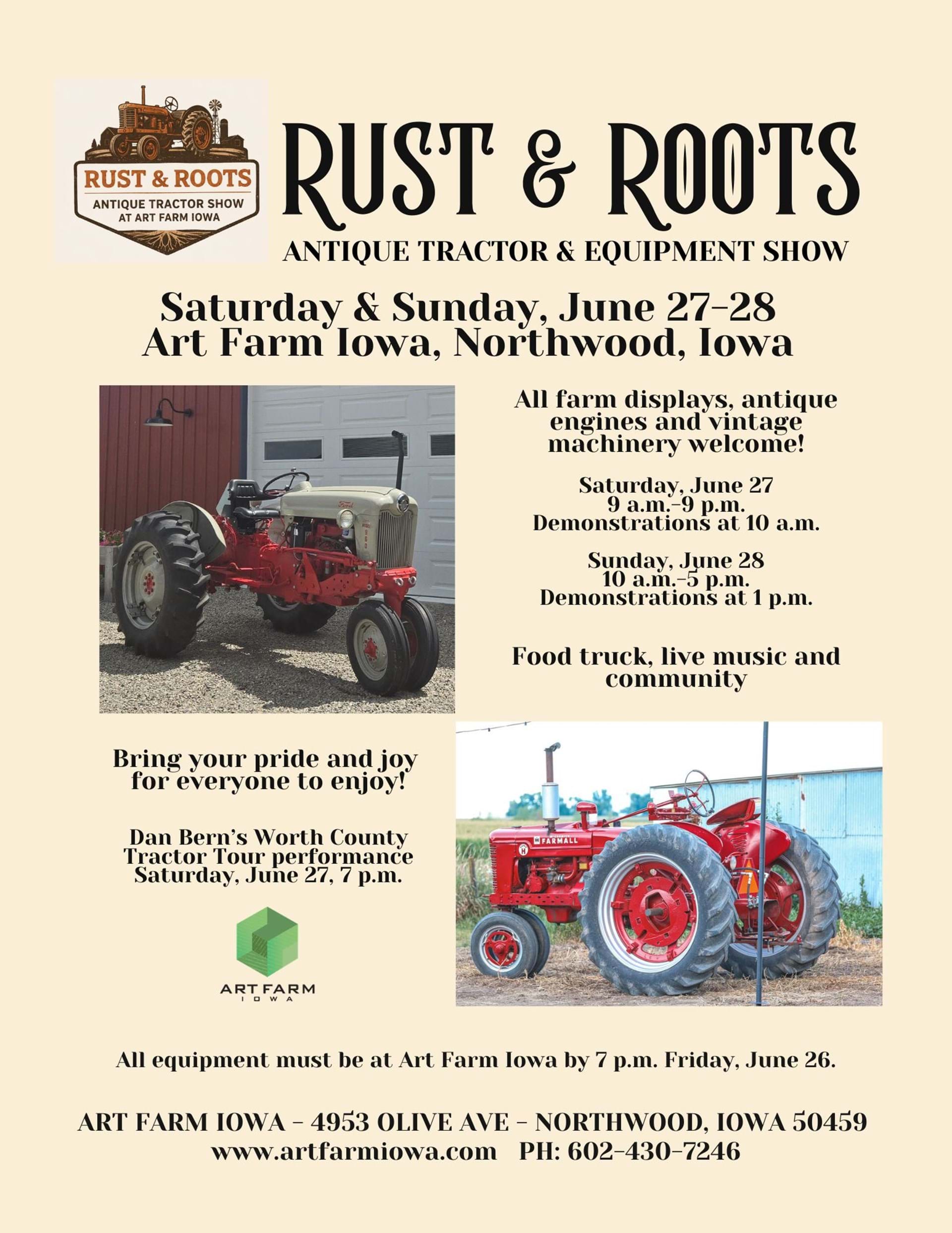 Rust & Roots Antique Tractor & Equipment Show Show