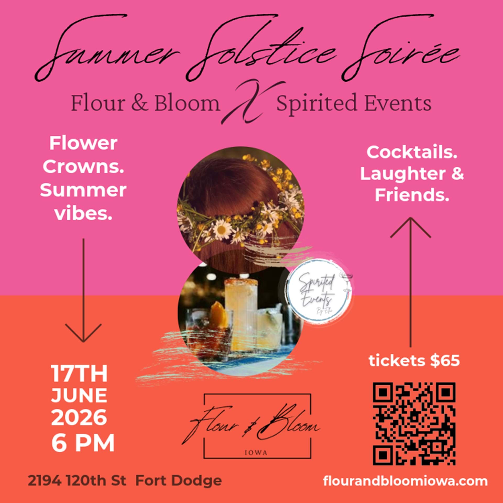 Flower Crowns & Cocktails - Summer Solstice Party