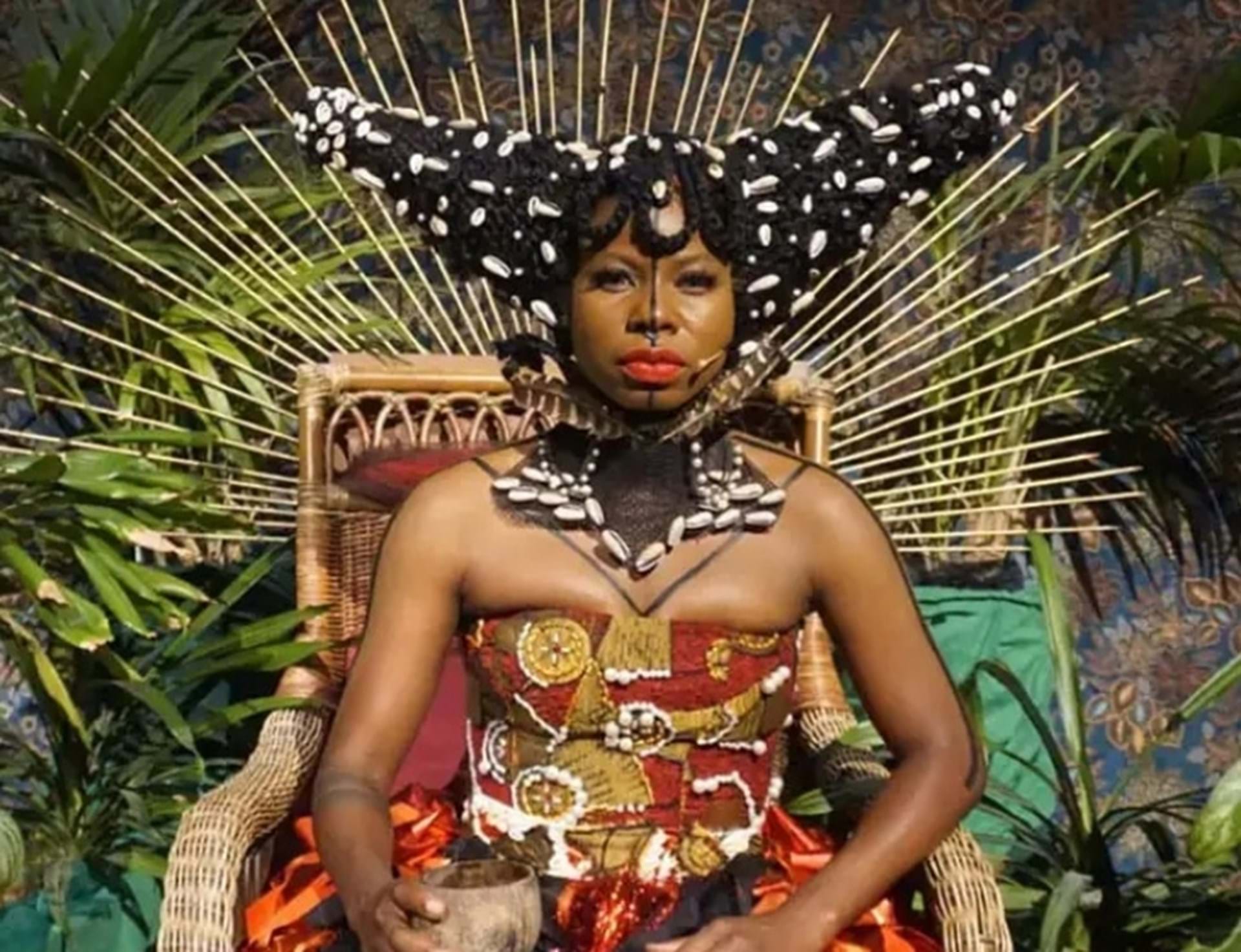 Image: Simone Harris as Lady Blake. Photo by Kevin Tschierse.