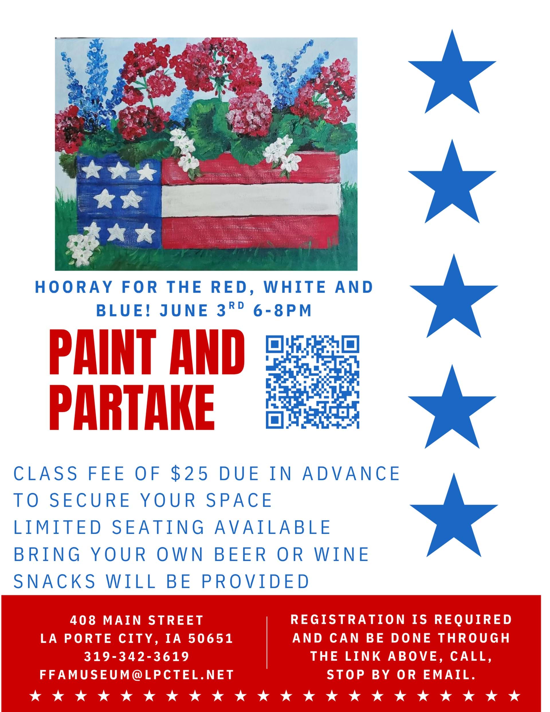 Hooray for the red, white and Blue