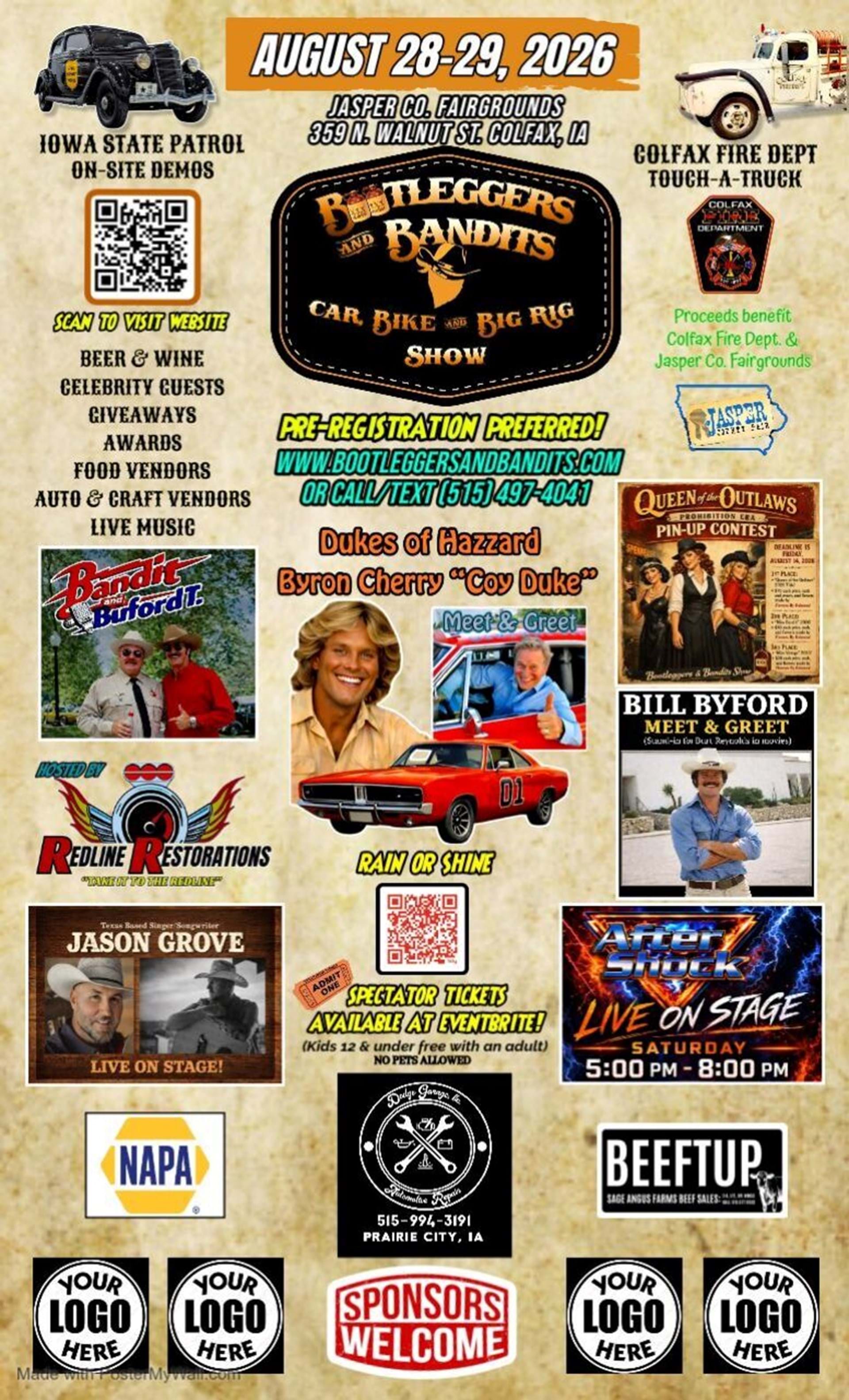 Bootleggers and Bandits Car, Bike & Big Rig Show