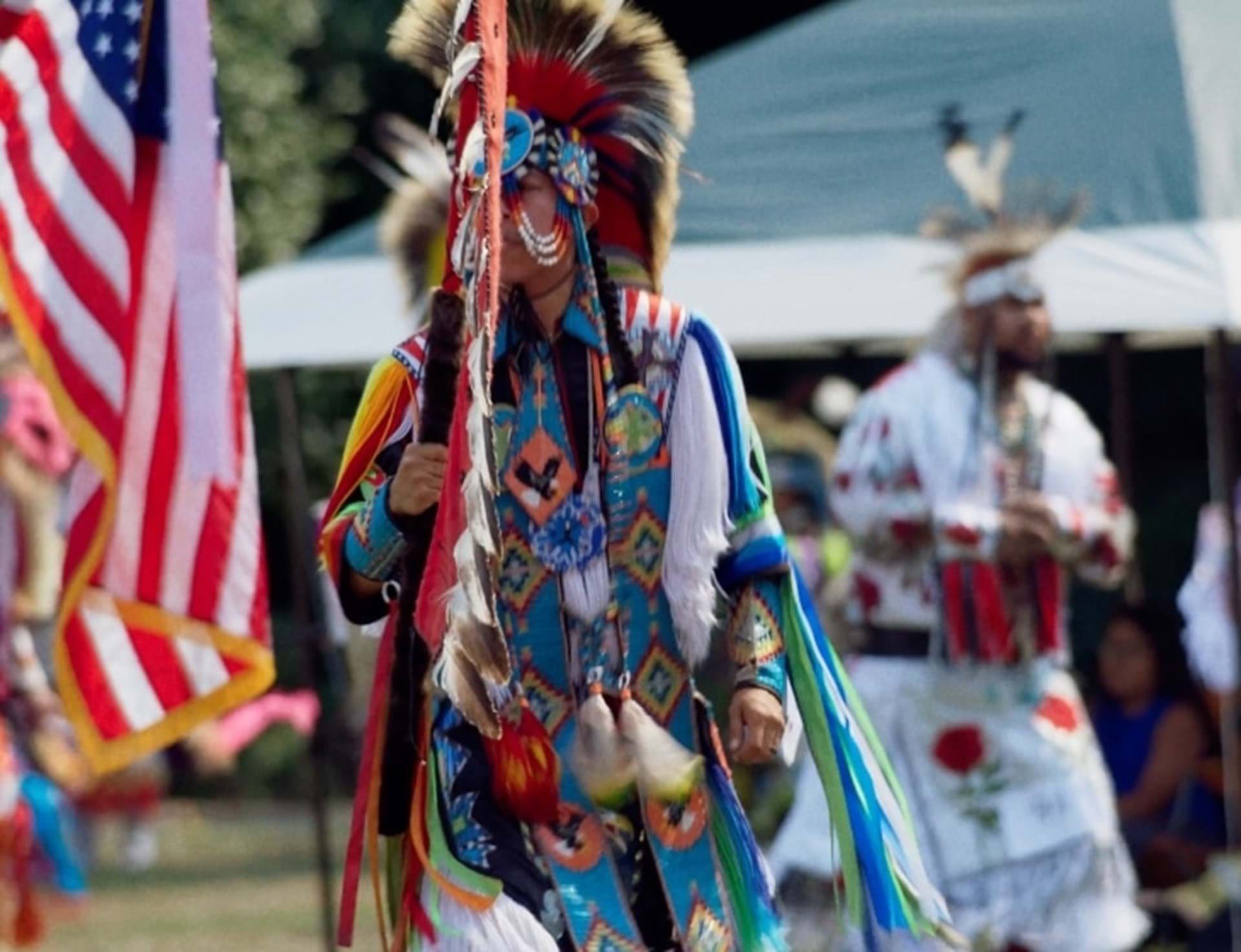 Still from the documentary “Powwow People” by Sky Hopinka.