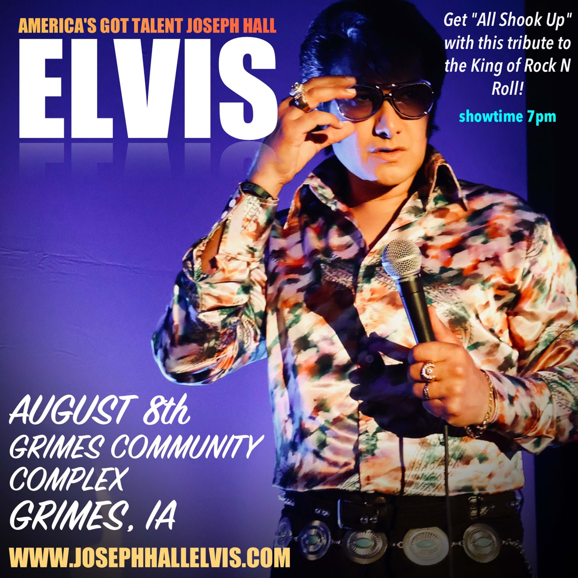 Elvis: Reflections of the King 8/8/2026 | Grimes, Iowa | Travel Iowa
