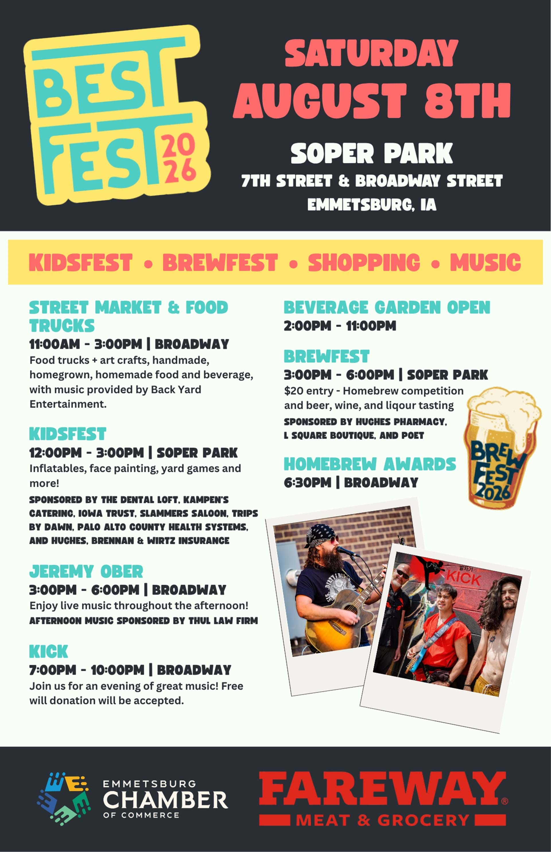 Schedule of Events