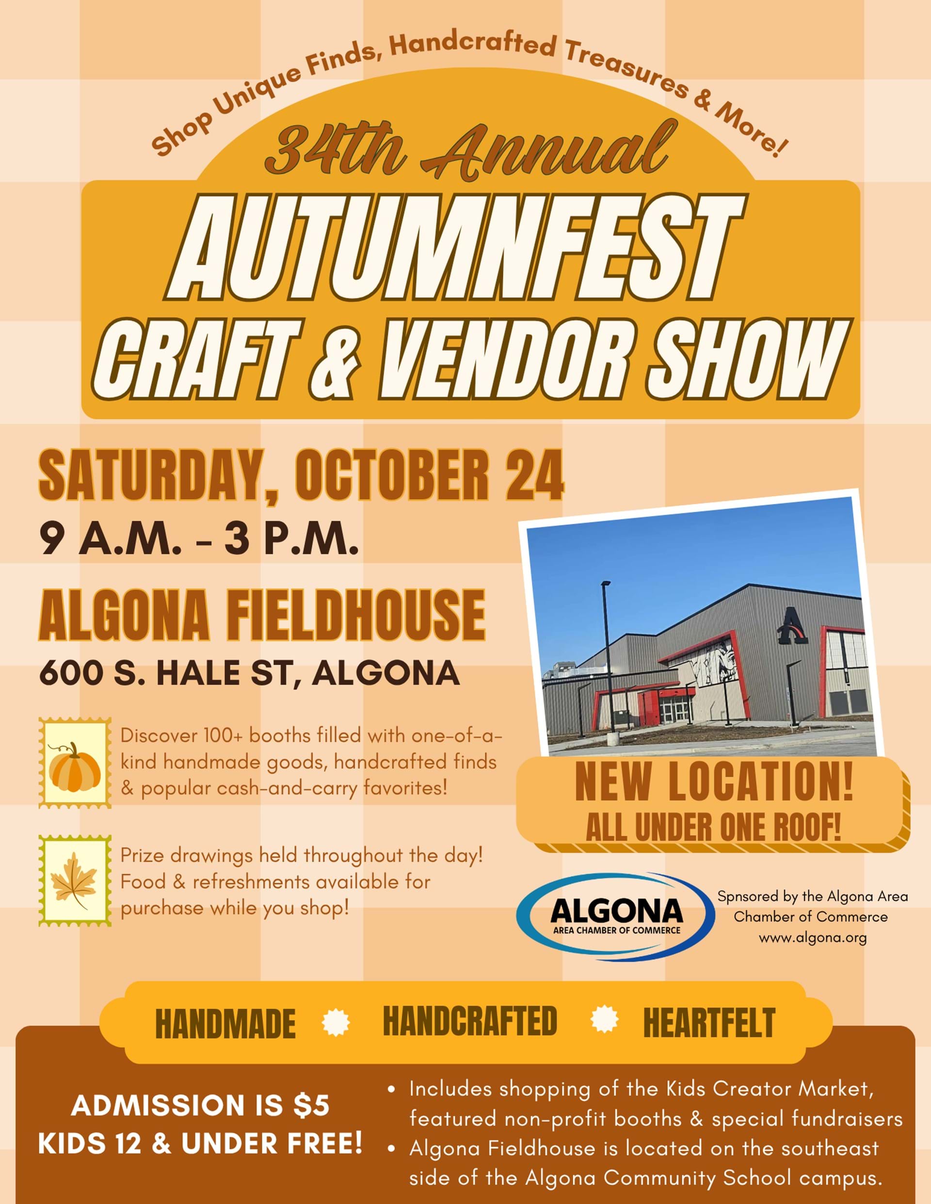 AUTUMNFEST CRAFT & VENDOR SHOW 
