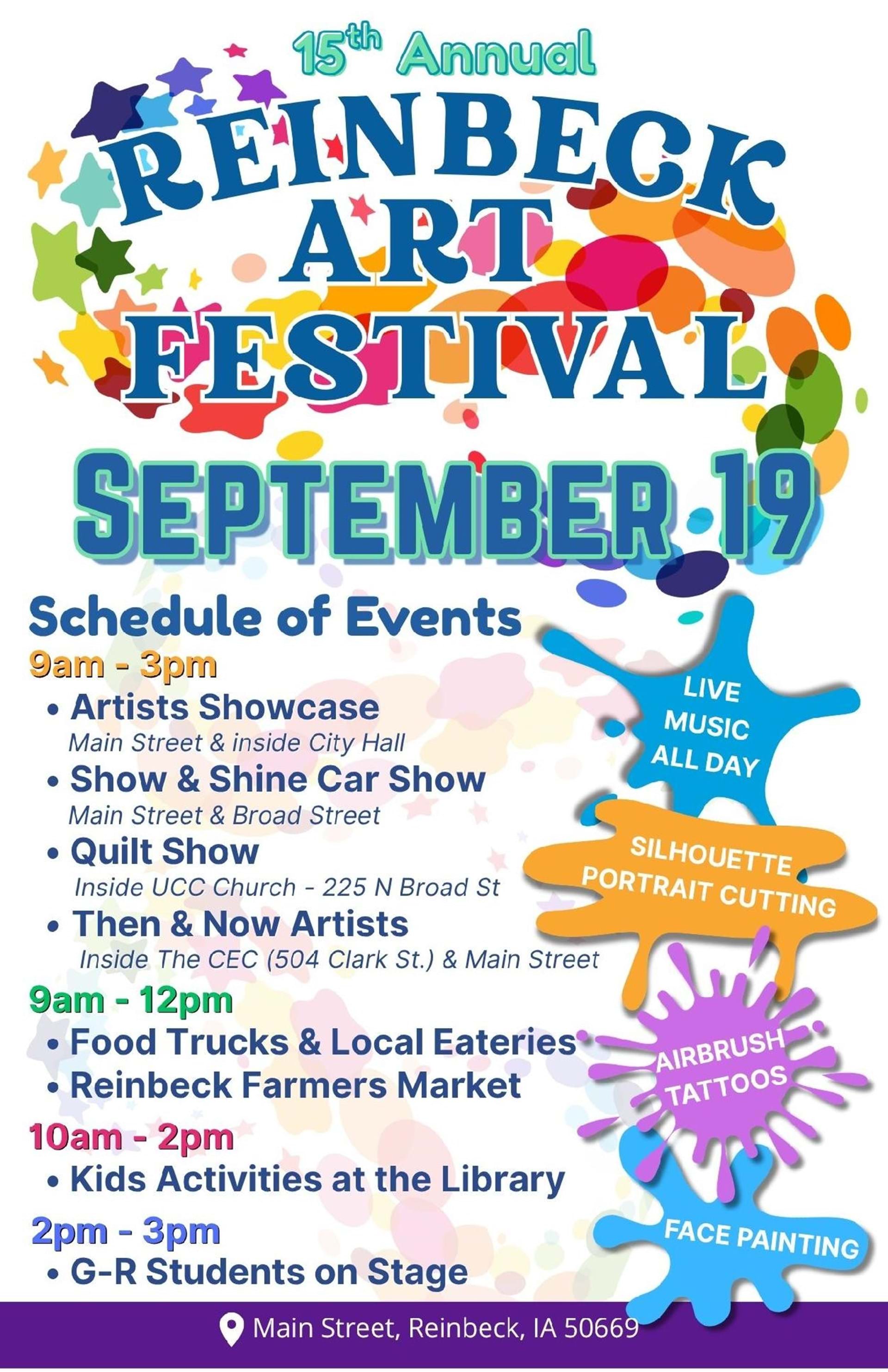 Reinbeck Art Festival