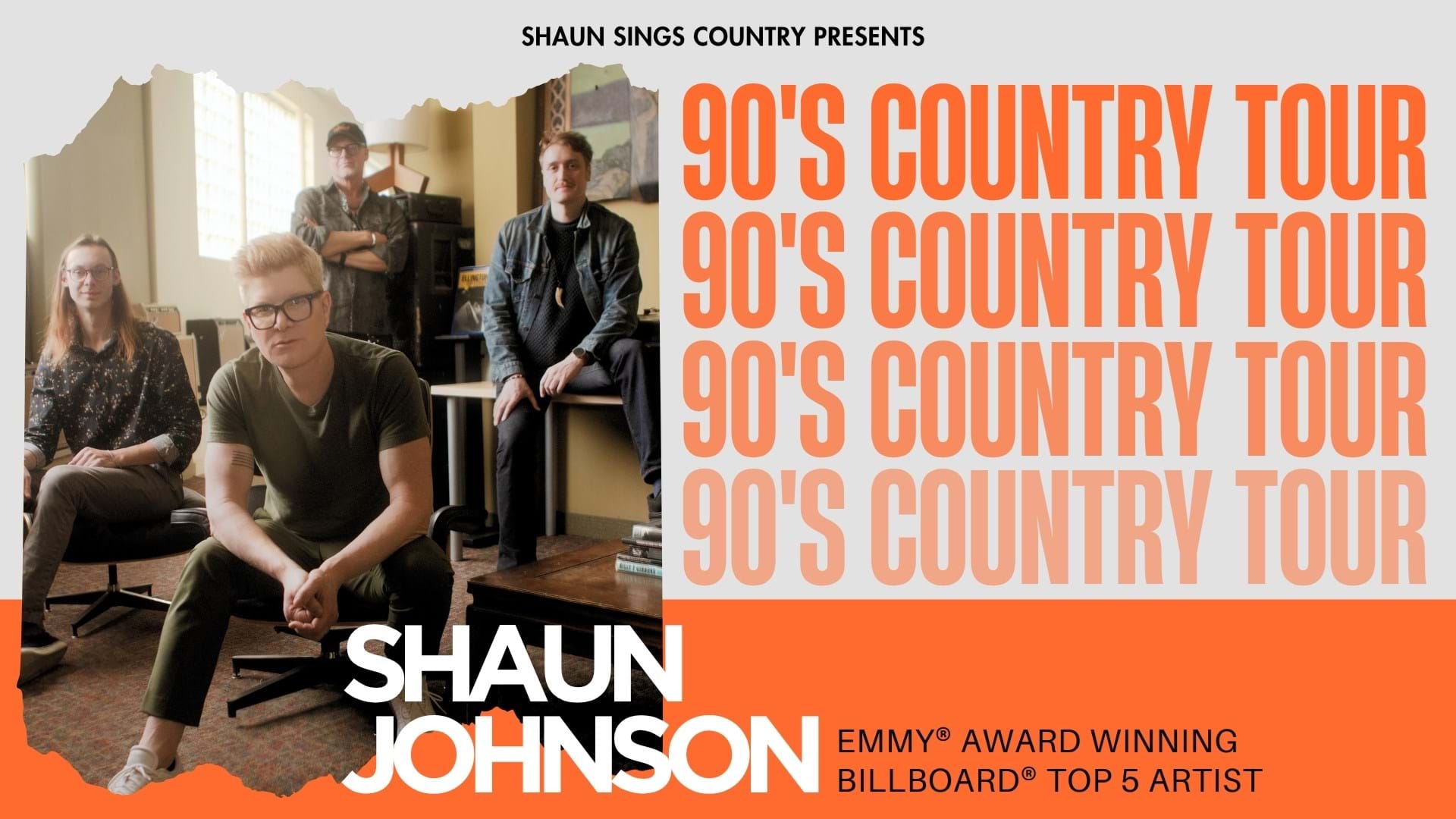 Shaun Sings Country 90's Country Tour