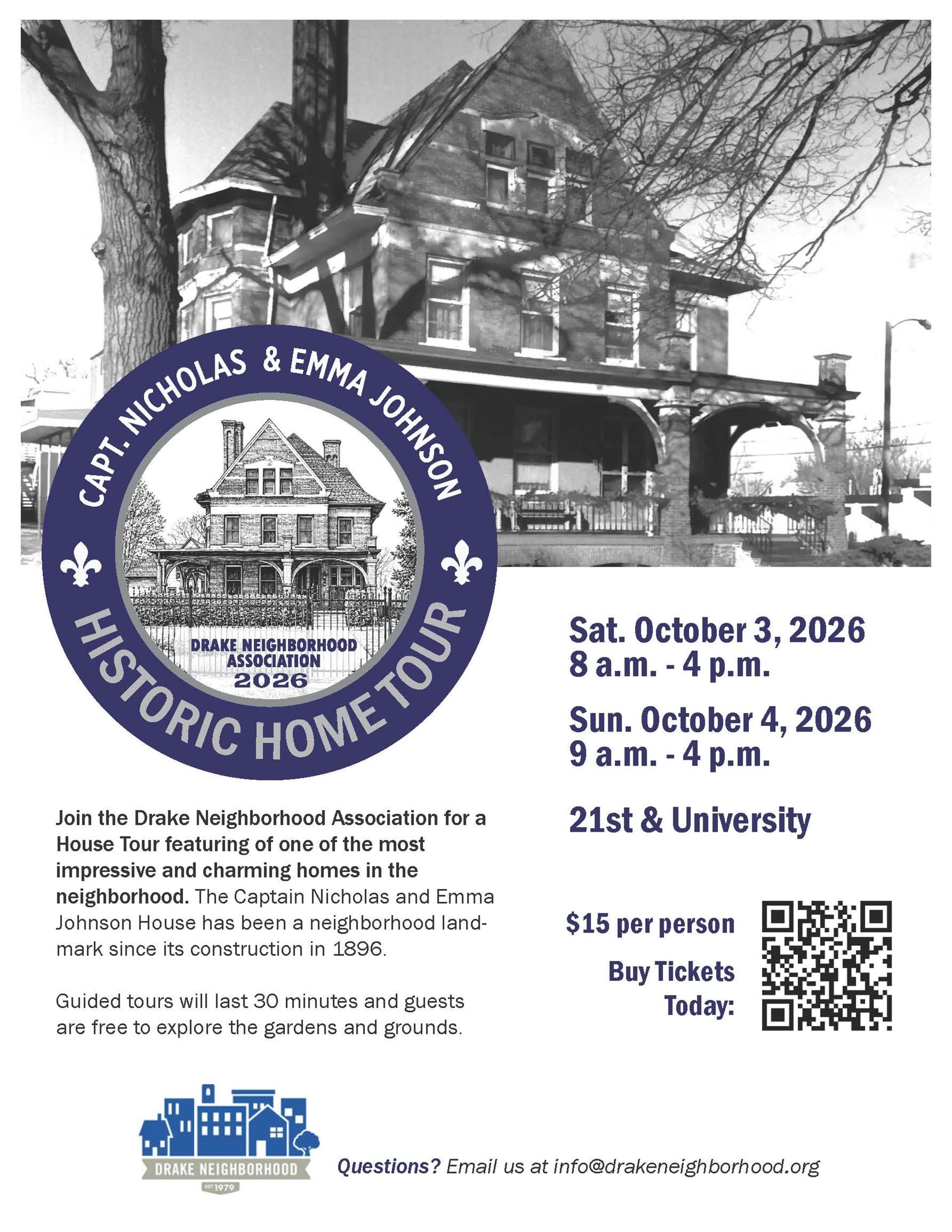 Historic Home Tour Flyer