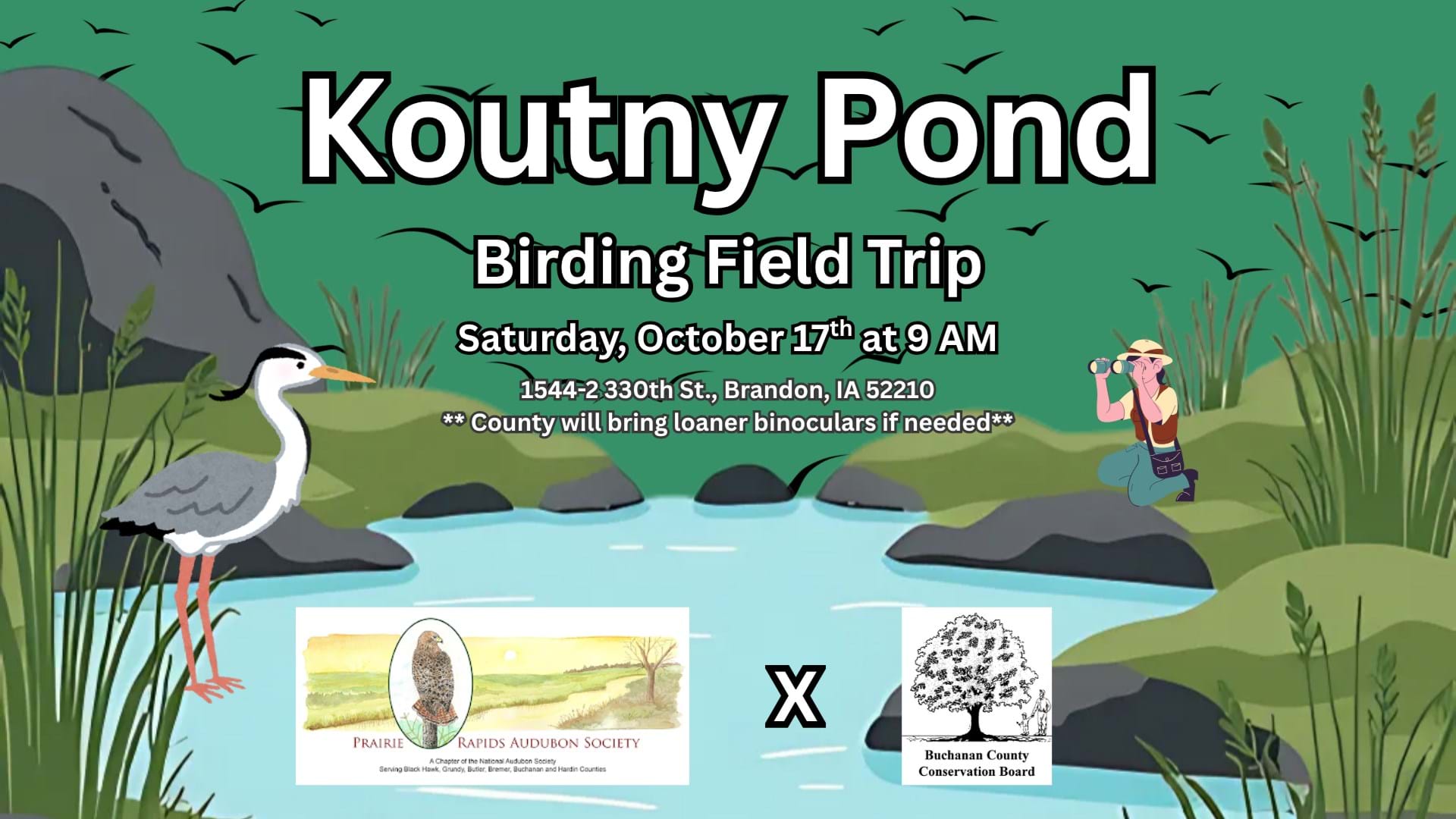 Bird Watching in Brandon, Iowa!
