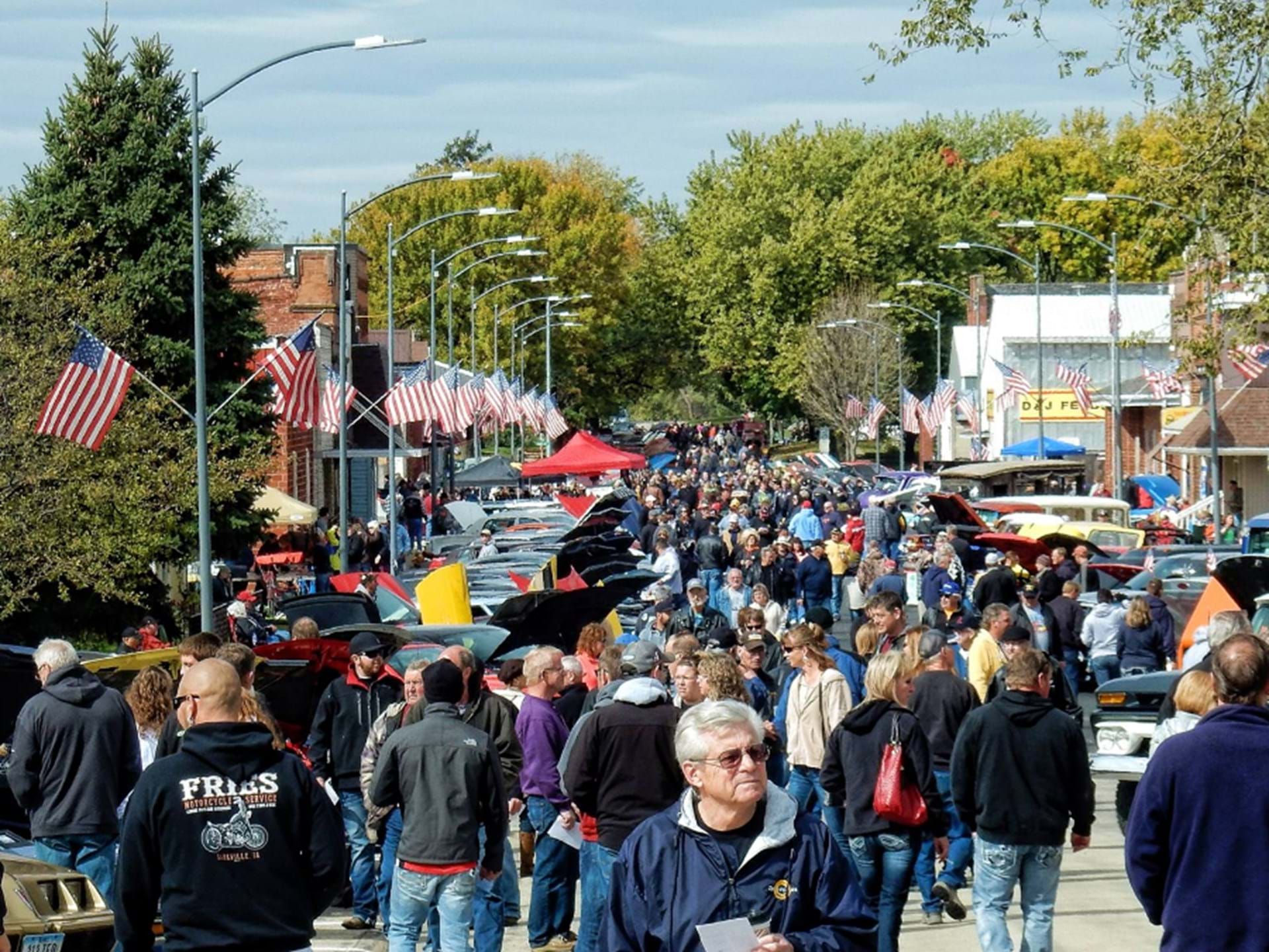 Hot Rods & Harleys Car Show Hopkinton, Iowa Travel Iowa