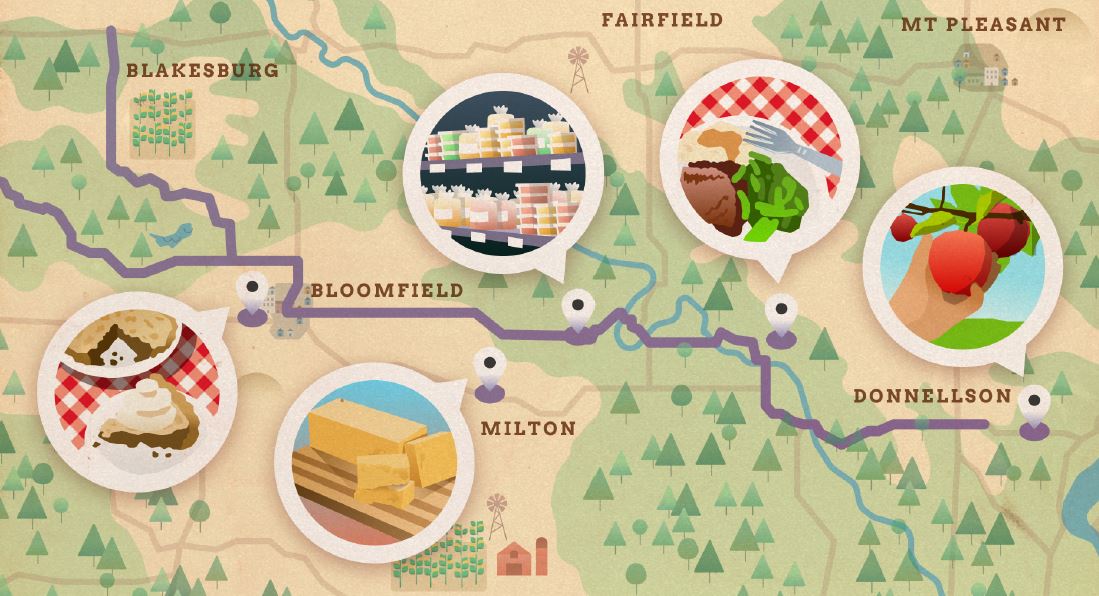 Foodie Finds Historic Hills Scenic Byway