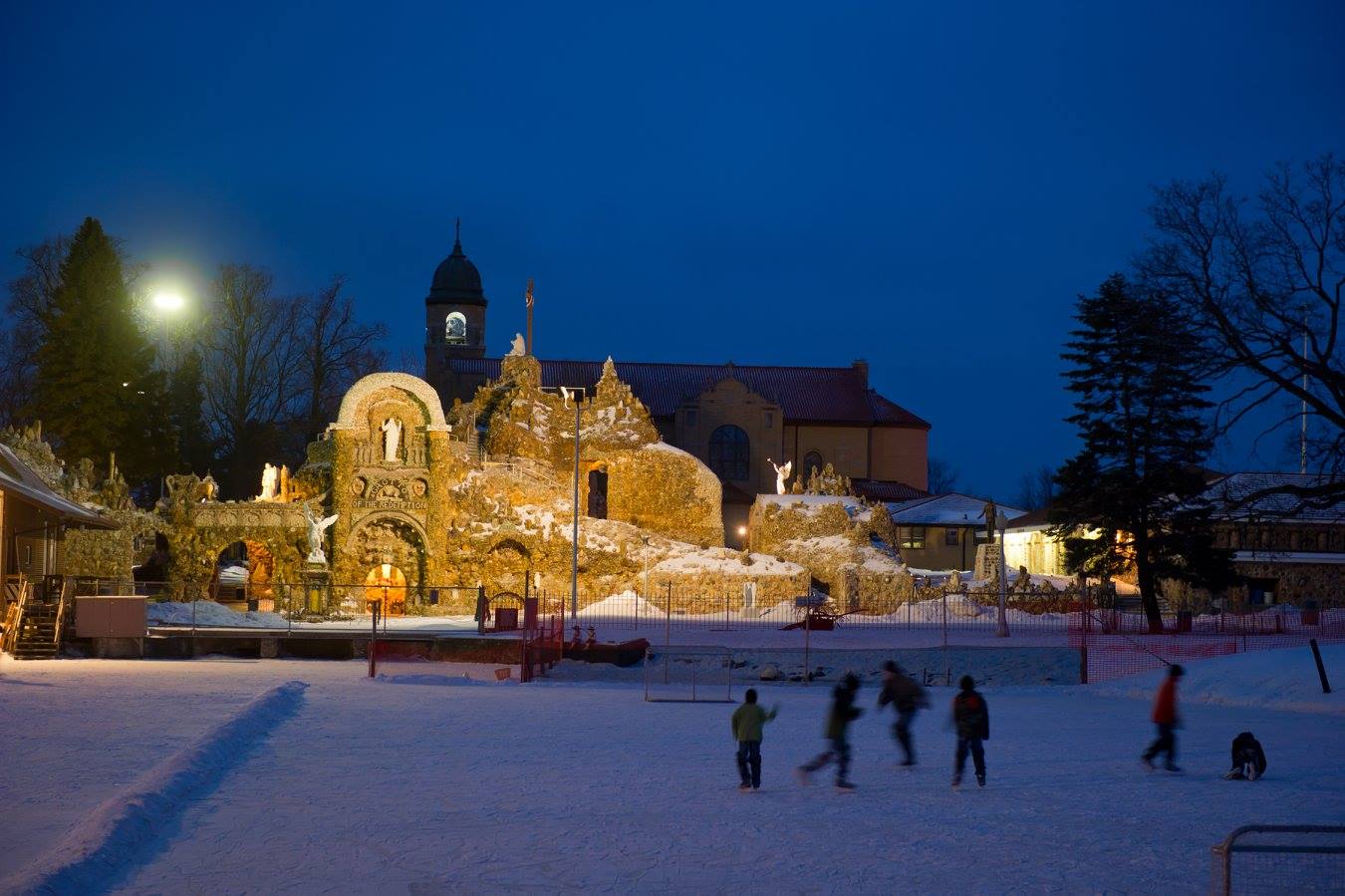 Grotto Ice Rink West Bend Iowa