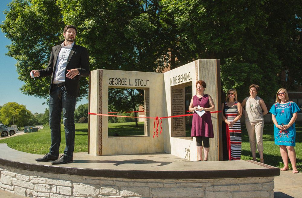 George Stout Memorial, Winterset, Iowa