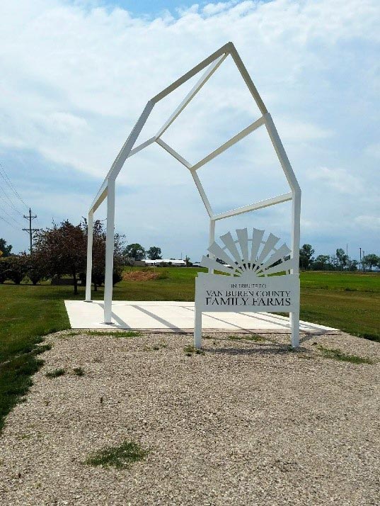 Van Buren County Family Farm Art Tribute, Keosauqua, Iowa