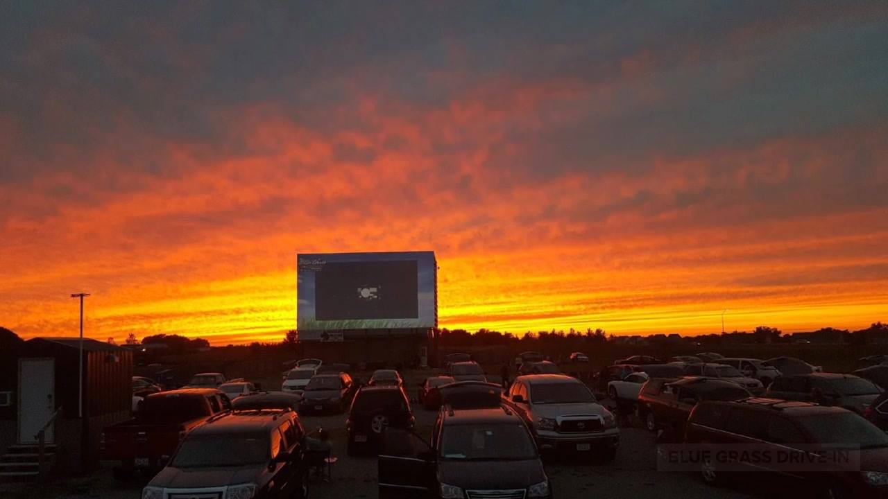 Blue Grass Drive-In Theater, Quad Cities, Iowa