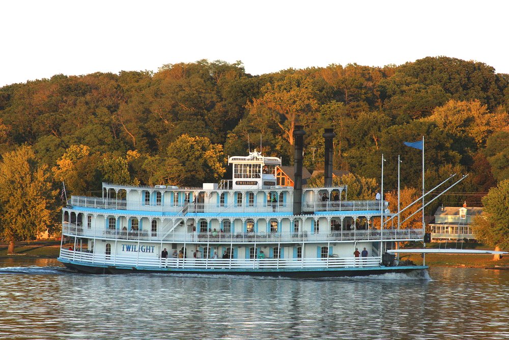 Riverboat Twilight, Le Claire Iowa