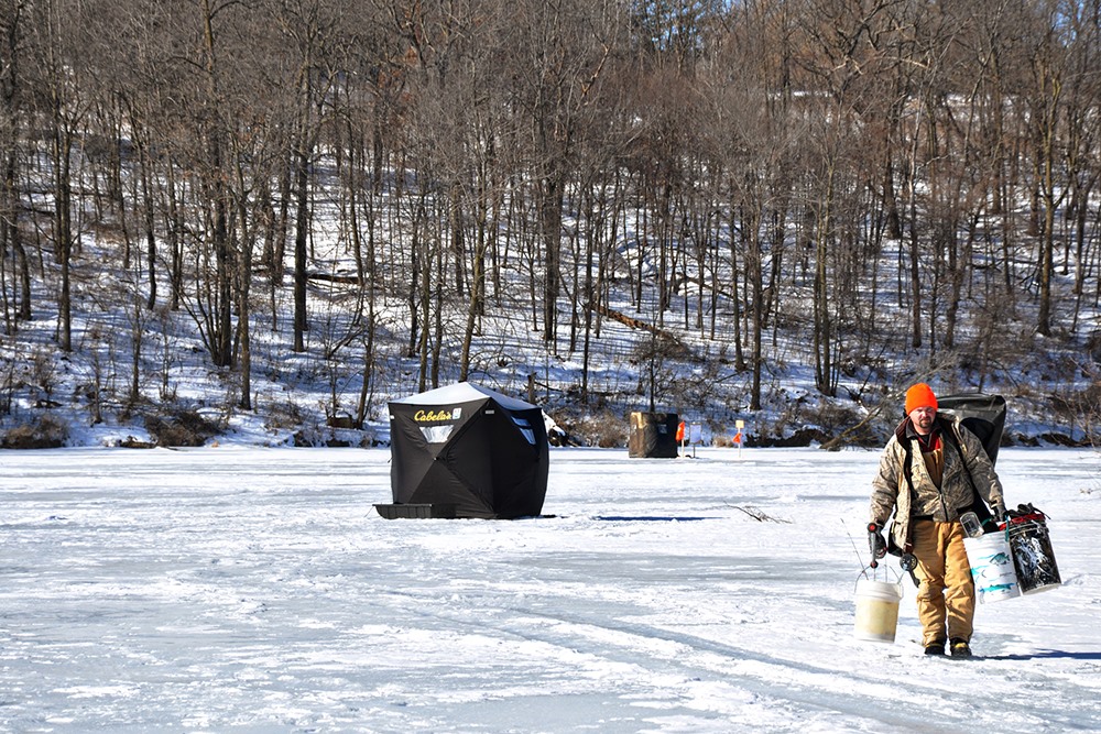 Ice Fishing in Iowa