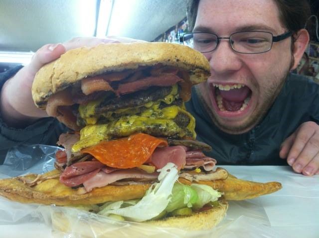 Guy's Getaway Food Challenges: Killosal Sandwich at B&B Grocery, Meat & Deli in Des Moines, Iowa