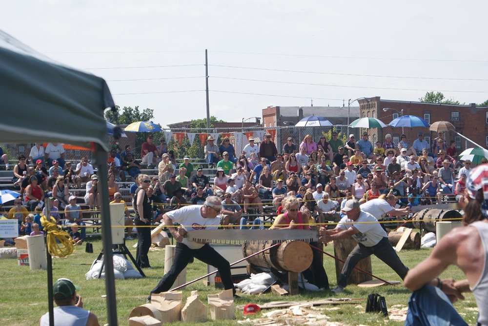 Only-In-Iowa Events: Lumberjack Festival at the Sawmill Museum in Clinton, Iowa