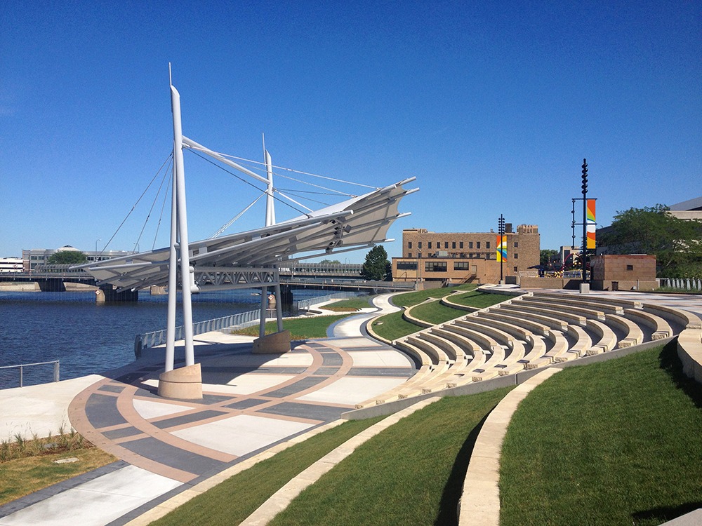 RiverLoop Amphitheater Waterloo Iowa