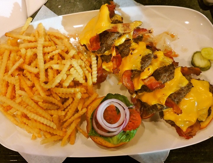 Guy's Getaway Food Challenge: Triple Double Food Challenge at Brick City Grill, Ames Iowa