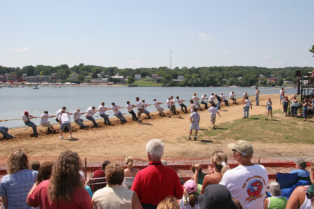 Only-In-Iowa Events: Tug Fest in Le Claire, Iowa