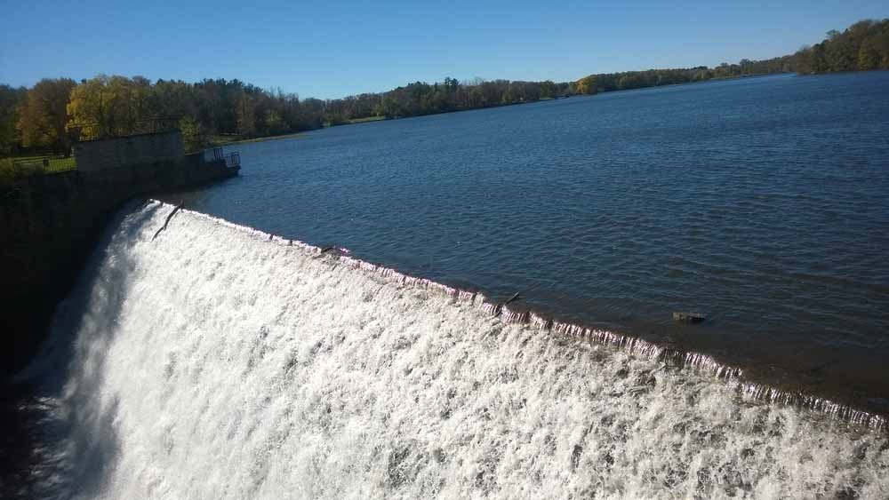 Iowa Waterfalls: Beed's Lake Spillway, Hampton