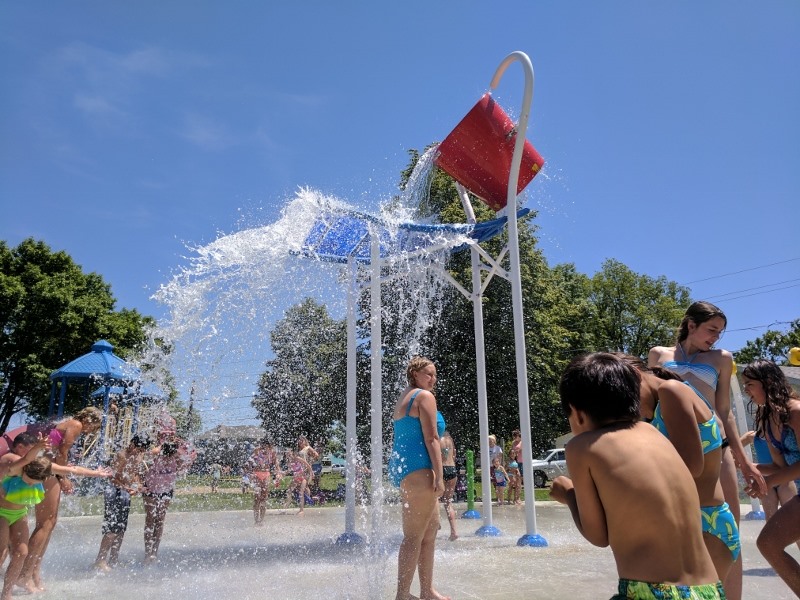 Leeds Park Splash Pad, Sioux City