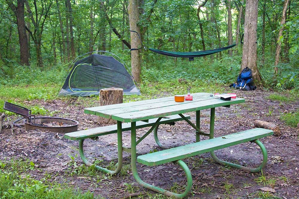 Buckstop Campsite, Stephens State Forest, Iowa