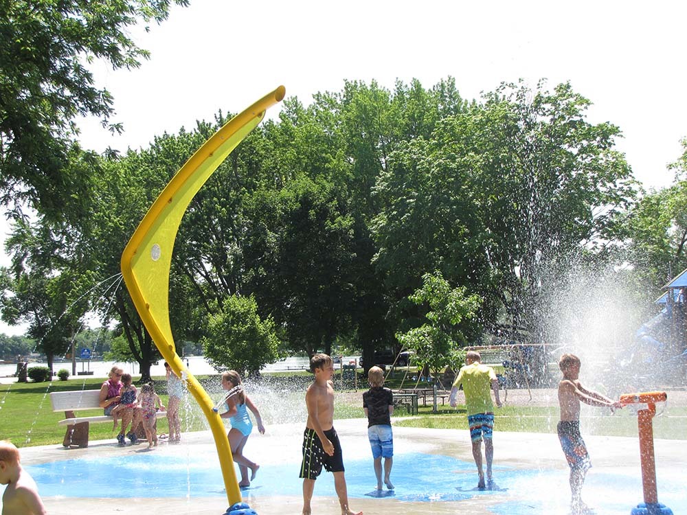 Splash Pad, Lake View, Iowa