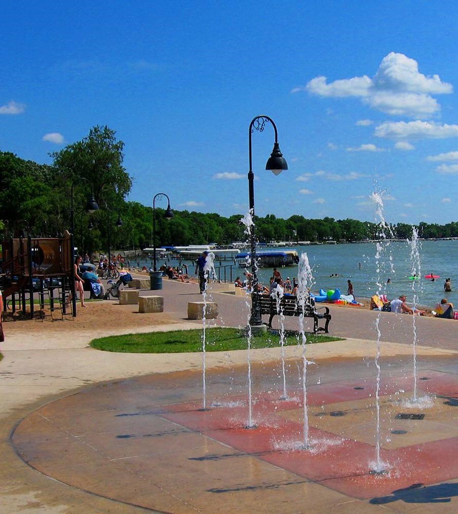 Splash Pad, Clear Lake City Beach