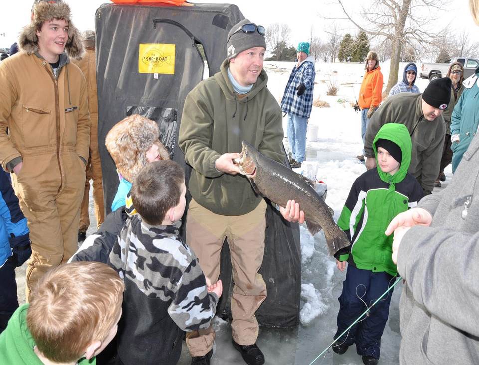 Winter Trout Stocking in Iowa