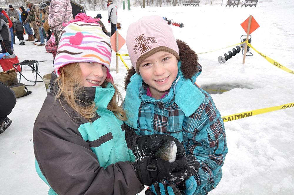 Winter Trout Stocking in Iowa