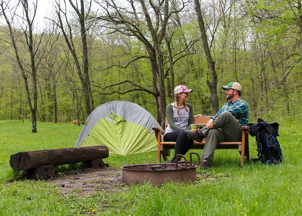 Yellow River State Forest Backpacking, Iowa