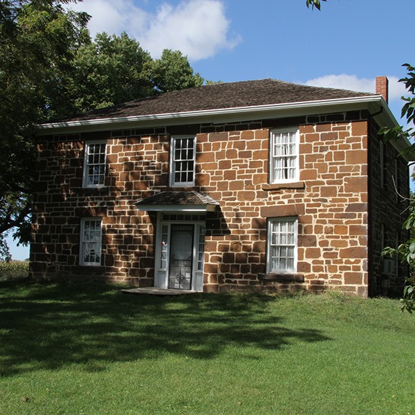 Iowa & The Civil War: George B. Hitchcock House, Lewis Iowa