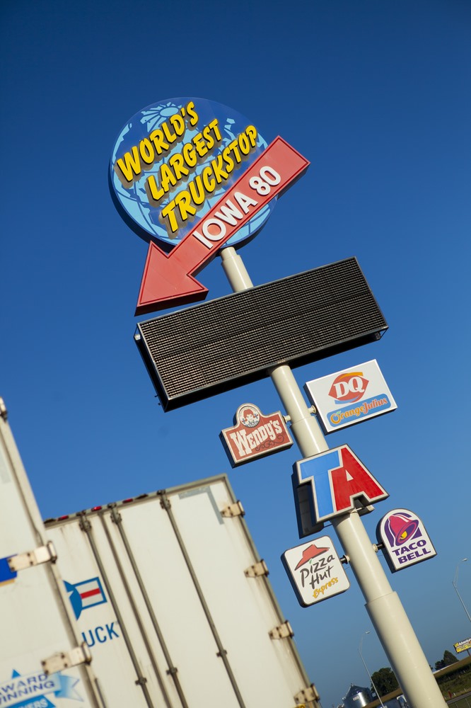 World's Largest Truckstop: I-80 Truckstop in Walcott, Iowa