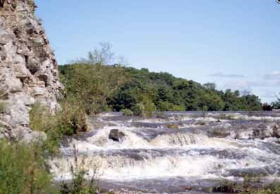 Iowa Waterfalls: Lake MacBride Spillway, Solon