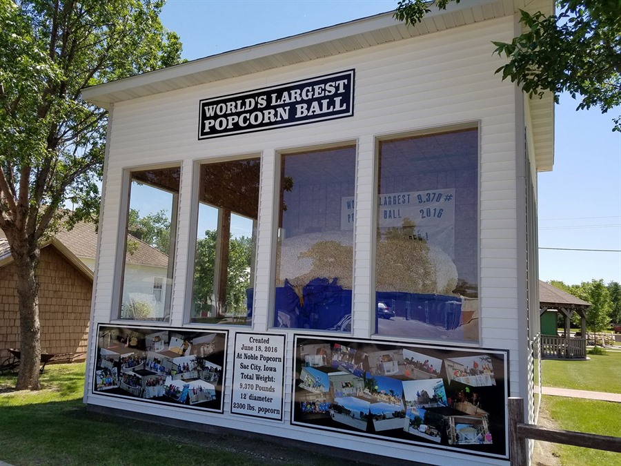 World's Largest Popcorn Ball: Sac City, Iowa