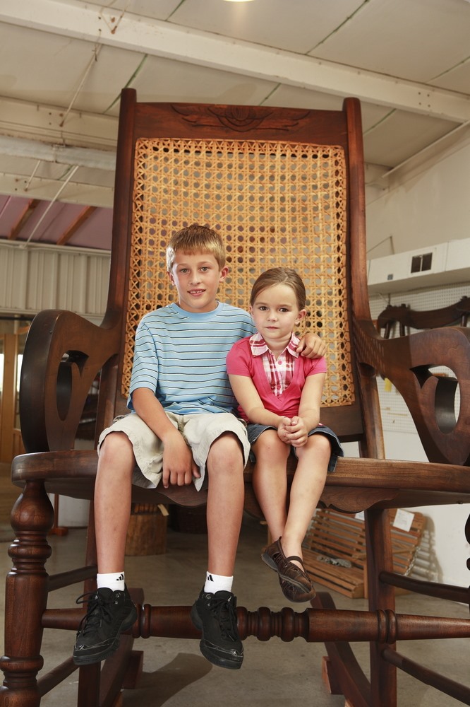Iowa's Giant Walnut Rocker: Broom & Basket Shop in the Amana Colonies