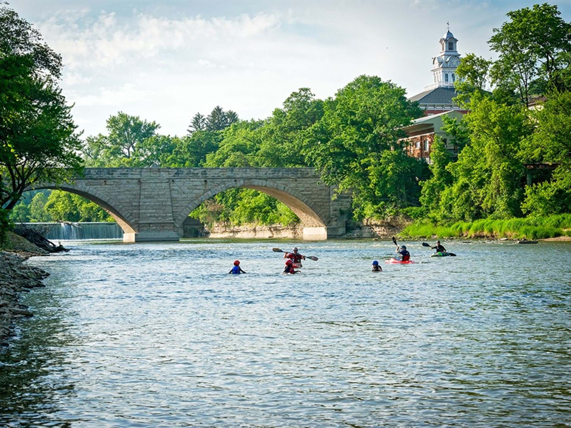 Kayaking on the Turkey River