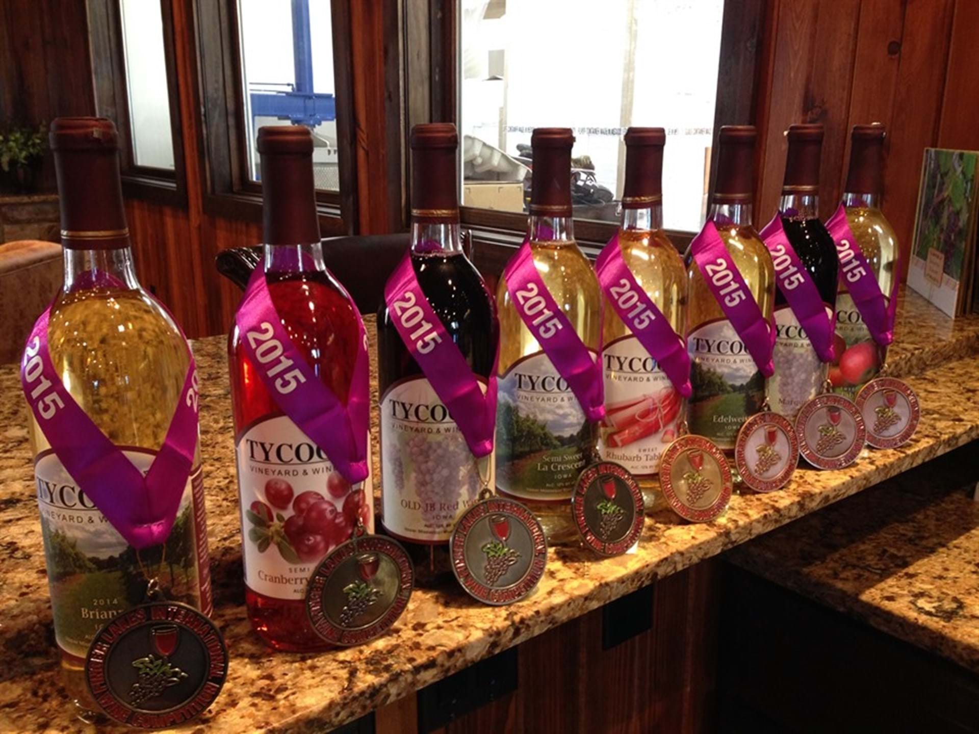 TYCOGA Award winning wines