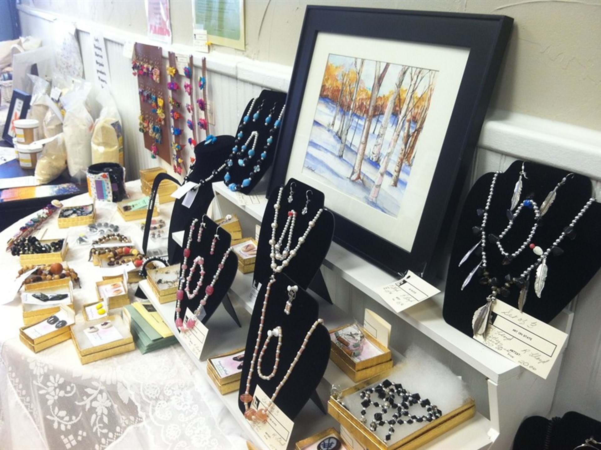 Jewelry and Painting at Art on State