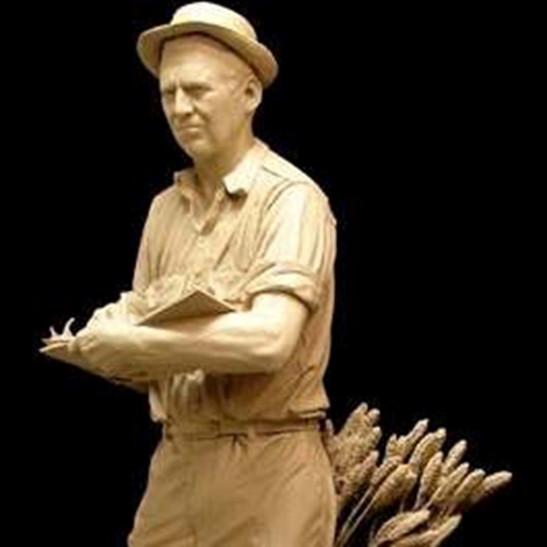 Dr. Borlaug represents Iowa in Statuary Hall in Washington DC