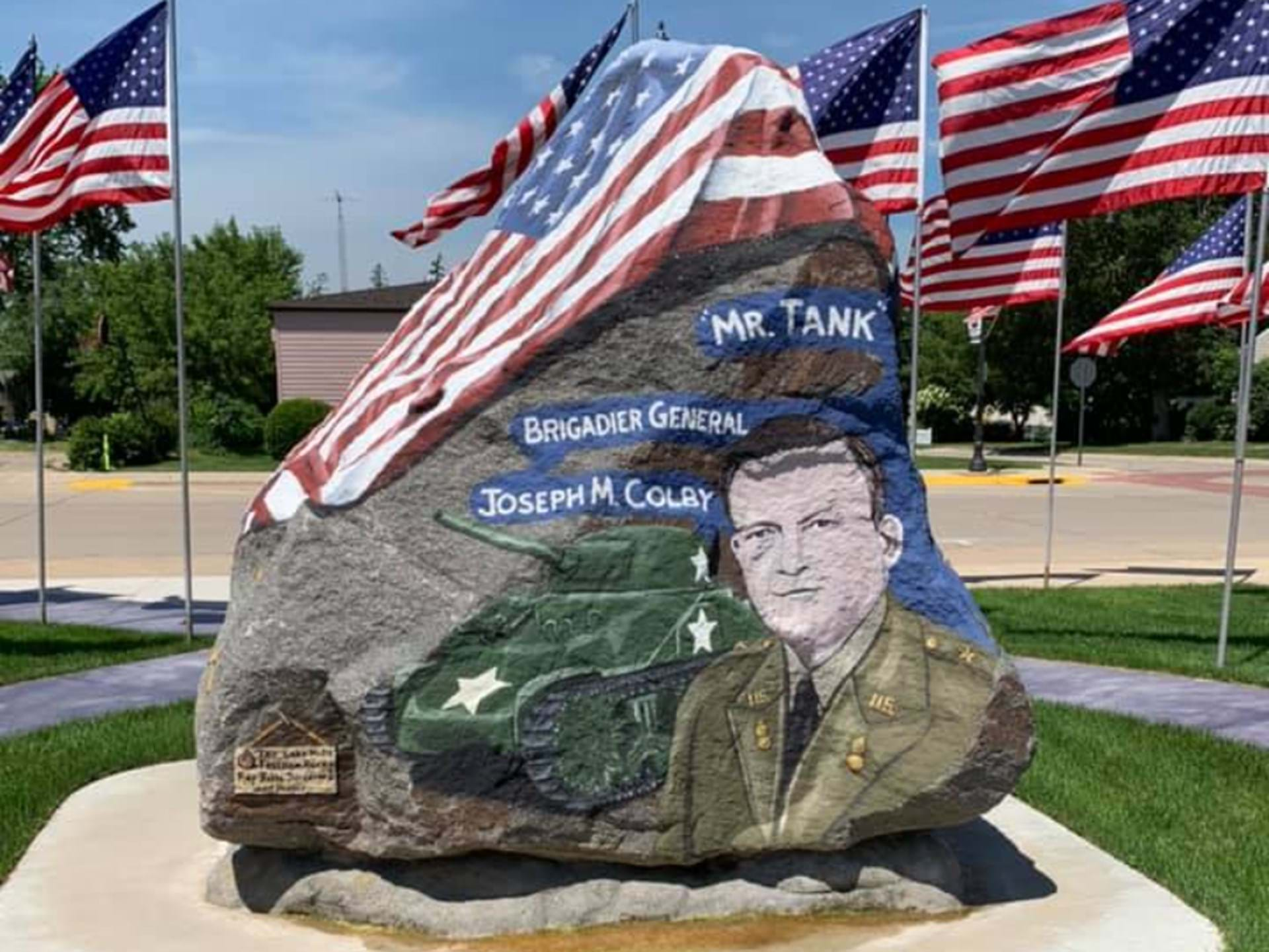 Winnebago County Freedom Rock, Lake Mills, Iowa